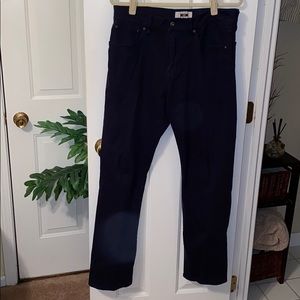 Men’s classic fit navy blue pants